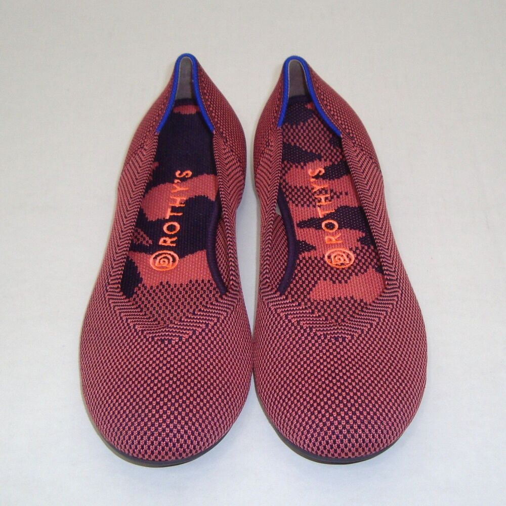 NEW! Rothy’s The Flat Rose Double Stitch Knit Fabric Slip-On Ballet Flat